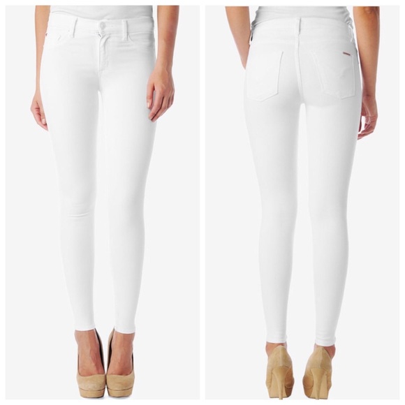 hudson nico white jeans